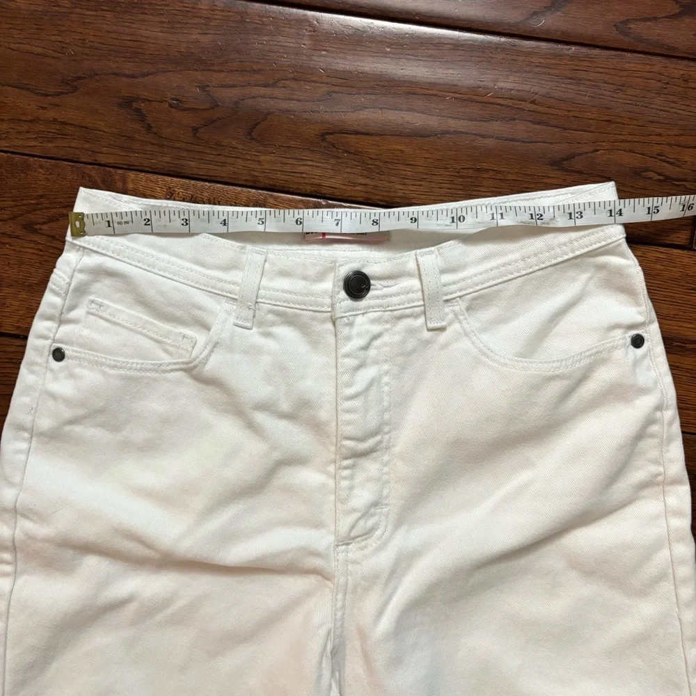 Lee White Straight Leg Ankle Length Jeans - Picture 7 of 12